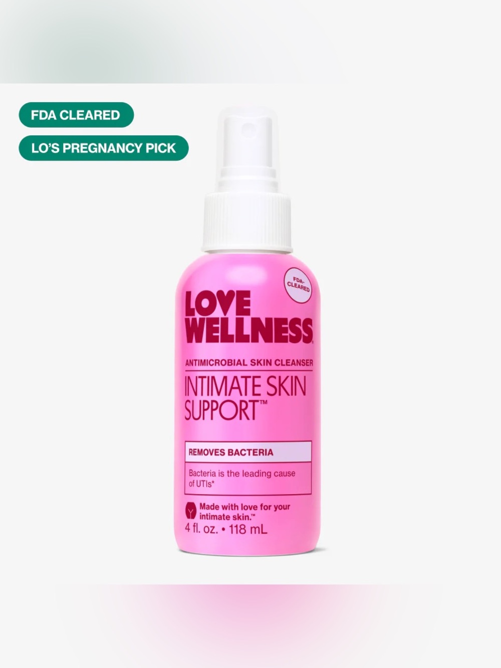 Love Wellness Intimate Skin Support Spray